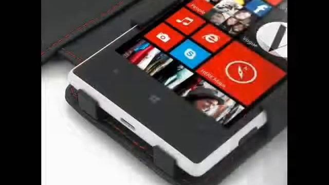 PDair Leather Case for Nokia Lumia 720 - Book Type (Black/Red Stitchings) смотреть онлайн