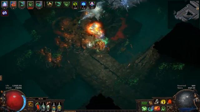 Path of Exile 3.8 - Carrion Golem - Zombie - Spectre - Skeletons -- Necromancer Witch - Hydra Map смотреть онлайн