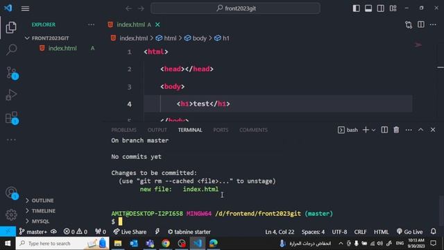 3# git add and git commit смотреть онлайн