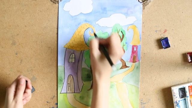 Рисуем с детьми. Сказочный город 2 смотреть онлайн