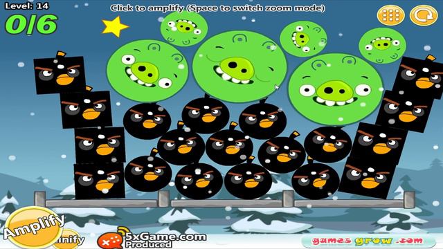Angry Birds Kick Out Green Pigs - BIG ANGRY BIRDS KICK SMALL PIGGIES смотреть онлайн