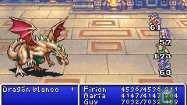 Final Fantasy 2 (GBA), Jefe: Dragon blanco смотреть онлайн