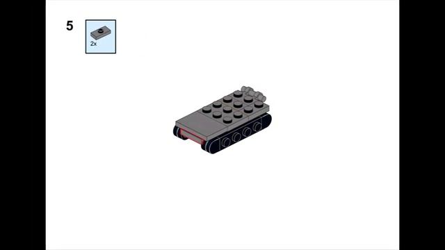 Лего мини танк Pz. IV H // Lego Mini Tank Pz. IV H