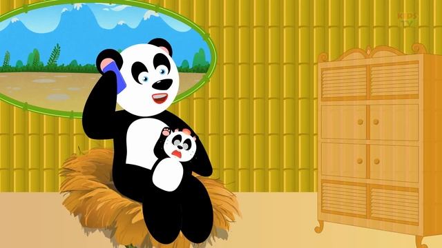five little pandas | panda songs | panda nursery rhymes | little pandas | kids videos and songs смотреть онлайн