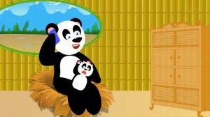 five little pandas | panda songs | panda nursery rhymes | little pandas | kids videos and songs
