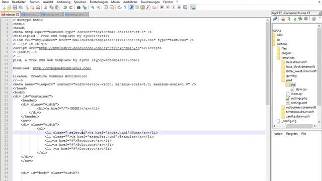 [HowTo][Website] DreamCMS - Template [HTML, PHP]