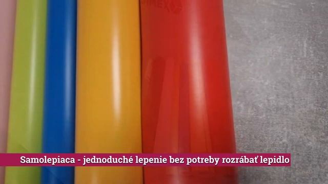 Jednofarebná samolepiaca fólia | Produktové video смотреть онлайн