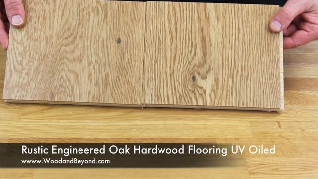 Rustic Engineered Oak Hardwood Flooring UV Oiled смотреть онлайн
