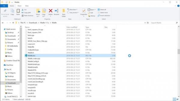 Easily upgrade the Marlin firmware on your kit 3D printer!