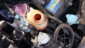 Гудит ГУР на холодную. Замена жидкости ГУР Chevrolet  Lacetti.