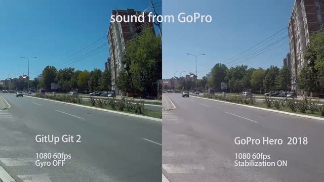 GoPro Hero 2018 vs GitUp Git 2 (Short comparison Test) смотреть онлайн