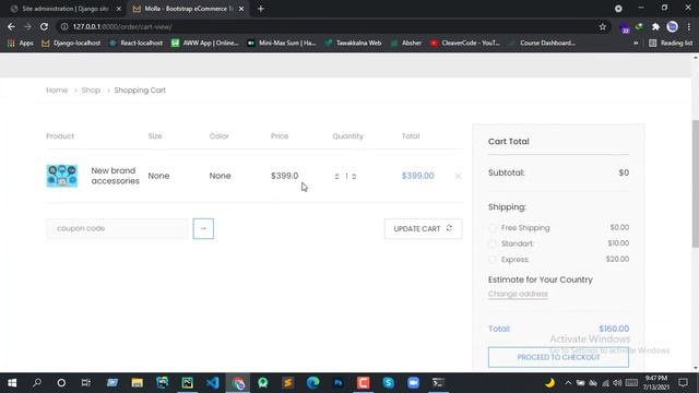 Increase & decrease quantity | Django e-commerce | Cleavercode Tutorials смотреть онлайн