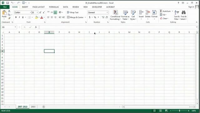 How to Enable Macros in Excel 2003 : Microsoft Excel Help смотреть онлайн