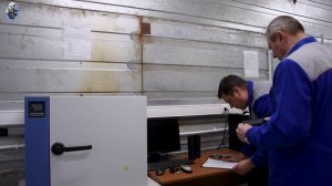 Испытания полиэтиленовых труб на Изменение длины после прогрева и Удлинение при разрыве