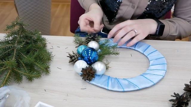 Мастер-класс "Рождественский венок" смотреть онлайн