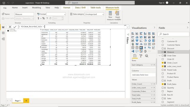 Power BI Min Dax Function to Find Minimum Values and Keeping them in new Measure смотреть онлайн