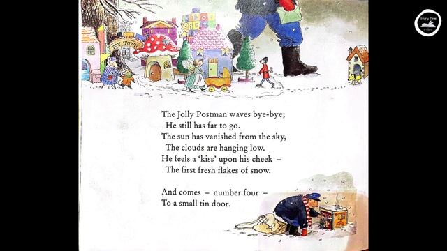 The Jolly Christmas Postman _ Picture Story Book for Kids _ Read aloud bedtime stories смотреть онлайн