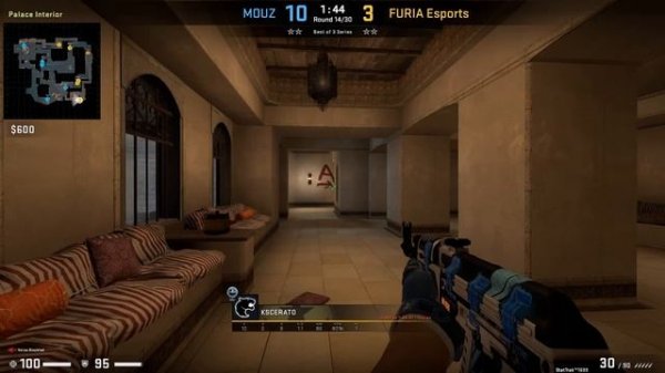 CS:GO POV Demo FURIA KSCERATO (28/16) vs MOUZ (de_mirage) @ ESL Pro League Season 17
