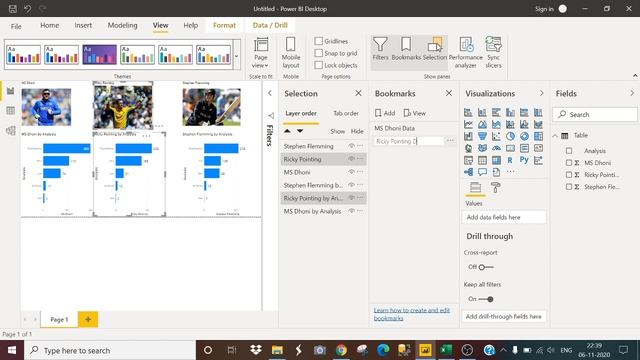 Bookmarks in Power BI in Cricketing Way смотреть онлайн