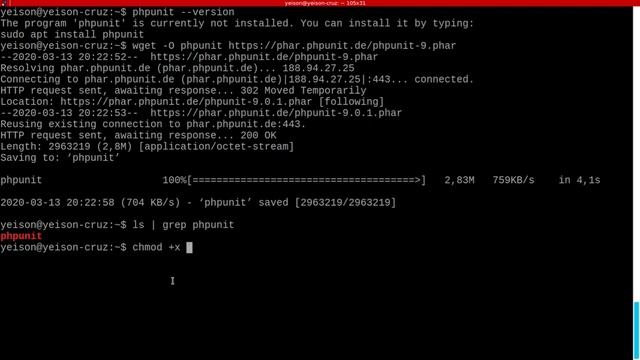 Como instalar PHPUnit смотреть онлайн