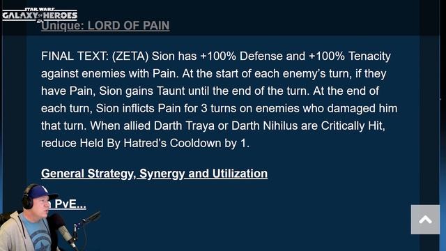 Will Darth Sion Break The Game/Meta? Kit Reveal - Visas Marr | Star Wars: Galaxy Of Heroes - SWGOH смотреть онлайн