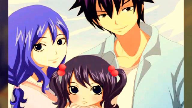 Хвост феи:)Нацу и Люси Грей и Дождия Жерар и Эльза!! смотреть онлайн