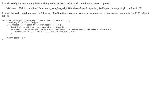 Wordpress: Fatal error post.php help :( смотреть онлайн