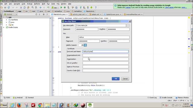 How To Generate Or Extract Signed APK From Android Studio смотреть онлайн