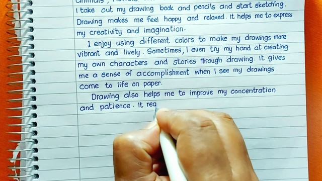 MY HOBBY  MY HOBBY DRAWING ESSAY  MY FAVOURITE HOBBY PARAGRAPH WRITING