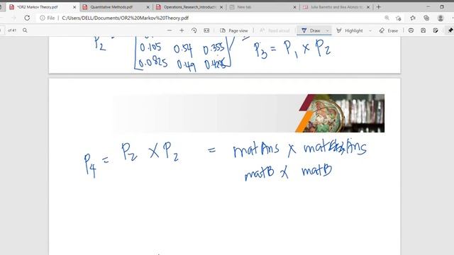 Operations Research Markov Theory Sample Problem (Filipino, Tagalog) смотреть онлайн