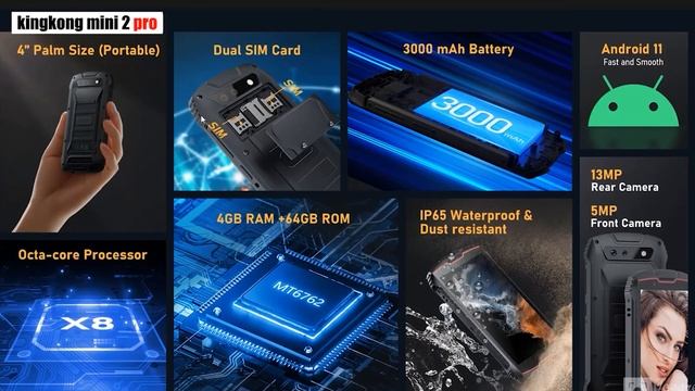 МАЛЫШ ОБНОВИЛСЯ! Cubot King Kong Mini 2 Pro уже скоро. #KingKongMini2Pro смотреть онлайн
