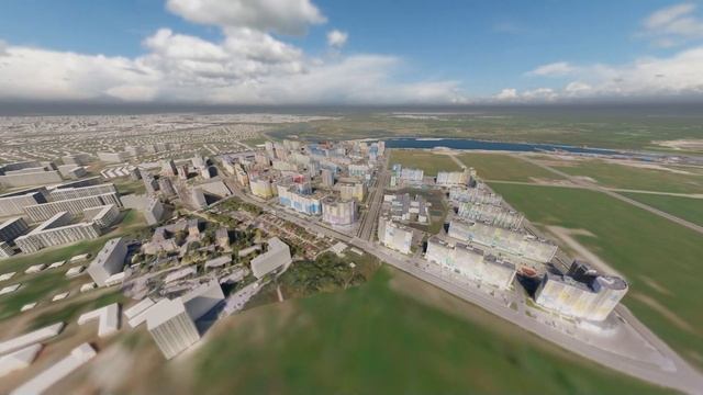 3D модель местности, полученная с БПЛА смотреть онлайн