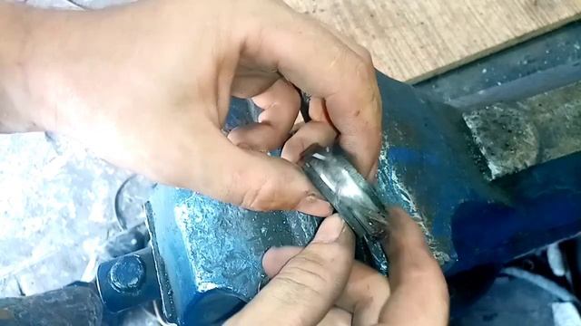 Эксперементальный вариант узора на профильной трубе. смотреть онлайн