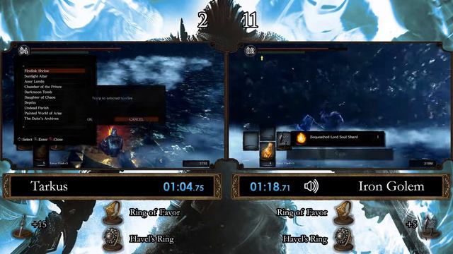 Cosplay Build Race: Tarkus vs. Iron Golem vs. Bosses 【DARK SOULS REMASTERED】 смотреть онлайн