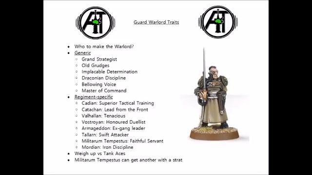 Imperial Guard Warlord Traits: Review + Tactics - Astra Militarum Codex Strategy Guide смотреть онлайн