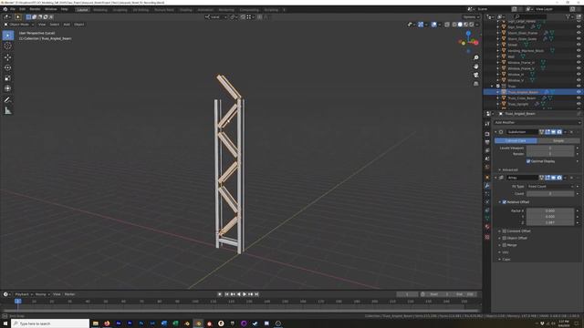 3D Modeling In Blender - Cyberpunk Street Part 3: Metal Truss