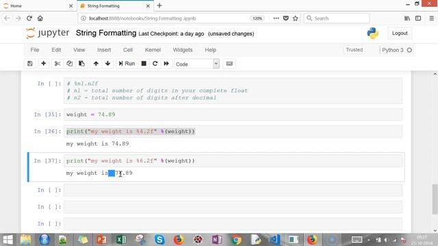Python - (12) - String Formatting - 3 смотреть онлайн