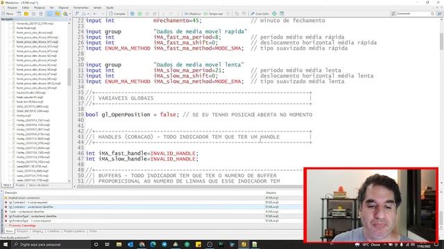 TERCEIRO CURSO NACIONAL DE DESENVOLVIMENTO DE ROBOS COM METATRADER | MARCELO COUTINHO | AULA 2 смотреть онлайн