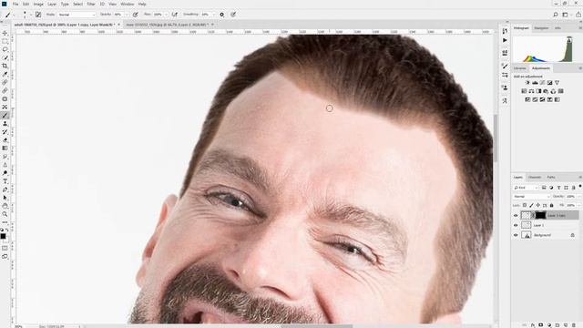 Как убрать лысину в Photoshop и вернуть десять лет жизни [Ленивый Мизантроп] смотреть онлайн