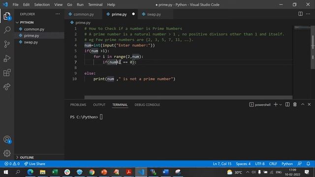 Frequently Asked Python Program - Interview Questions - Q3 - How to Check If a number is Prime смотреть онлайн