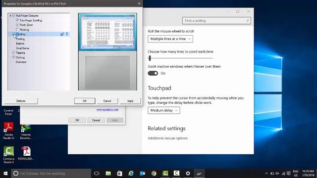 How to fix Windows 10 Touchpad Scrolling issue~ Synaptic Pointing Device~ New Video ~Jan 2016 смотреть онлайн