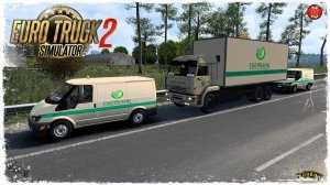 «СБЕРБАНК» ● Euro Truck Simulator 2 ● КОНВОЙ с МОДАМИ