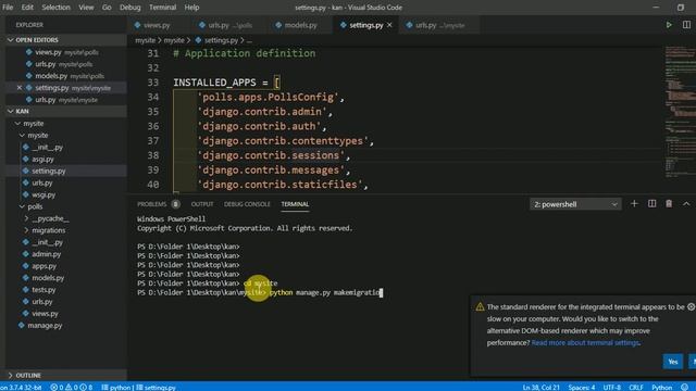 django.db.utils.operationalError: no such table : polls_question | Solved смотреть онлайн