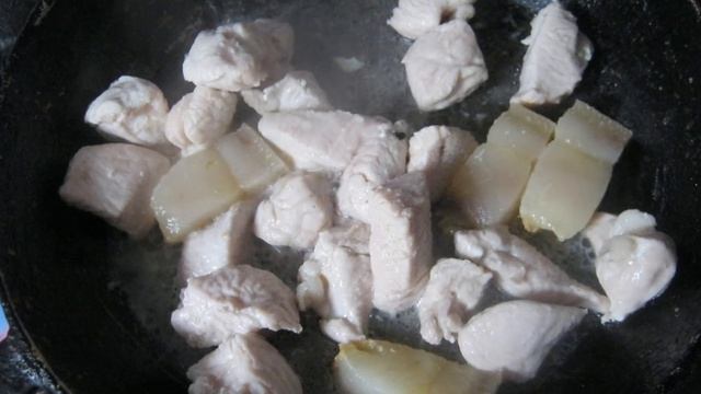 Азу из индейки с рагу из кабачков и болгарского перца смотреть онлайн