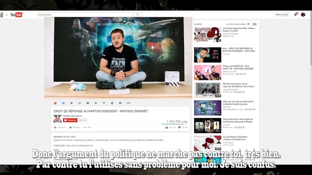 Fin du Game - RaptorVsWild смотреть онлайн