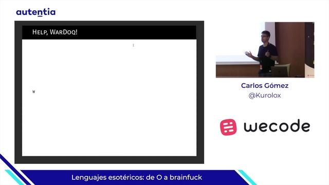 Lenguajes esotéricos, de O a brainfuck - Carlos Gómez смотреть онлайн