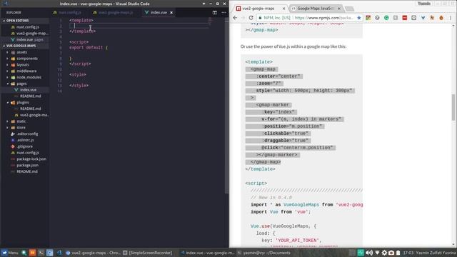 How to Embed Google Maps in a Nuxt Project смотреть онлайн
