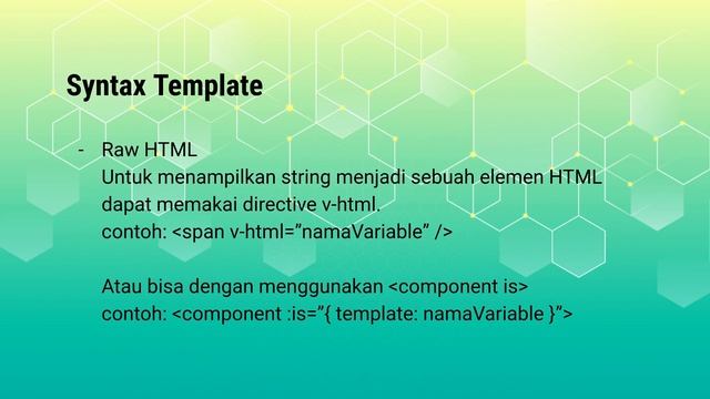 Tutorial Vue - Syntax Template - Bahasa Indonesia смотреть онлайн