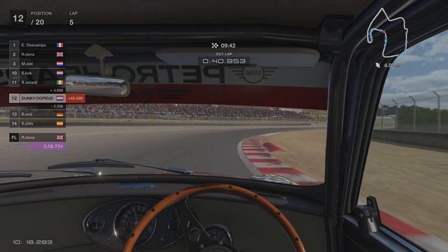 GT7 MINI COOPER S'S LAGUNA SECA 8/1/22 смотреть онлайн