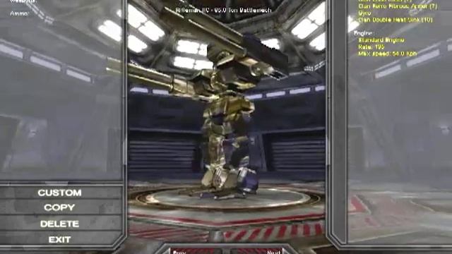 The mechs of Assault Tech 1: Battle Tech (AT1 BT-Mektek mechwarrior 2 remake) смотреть онлайн
